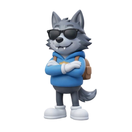 FraudShield wolf mascot